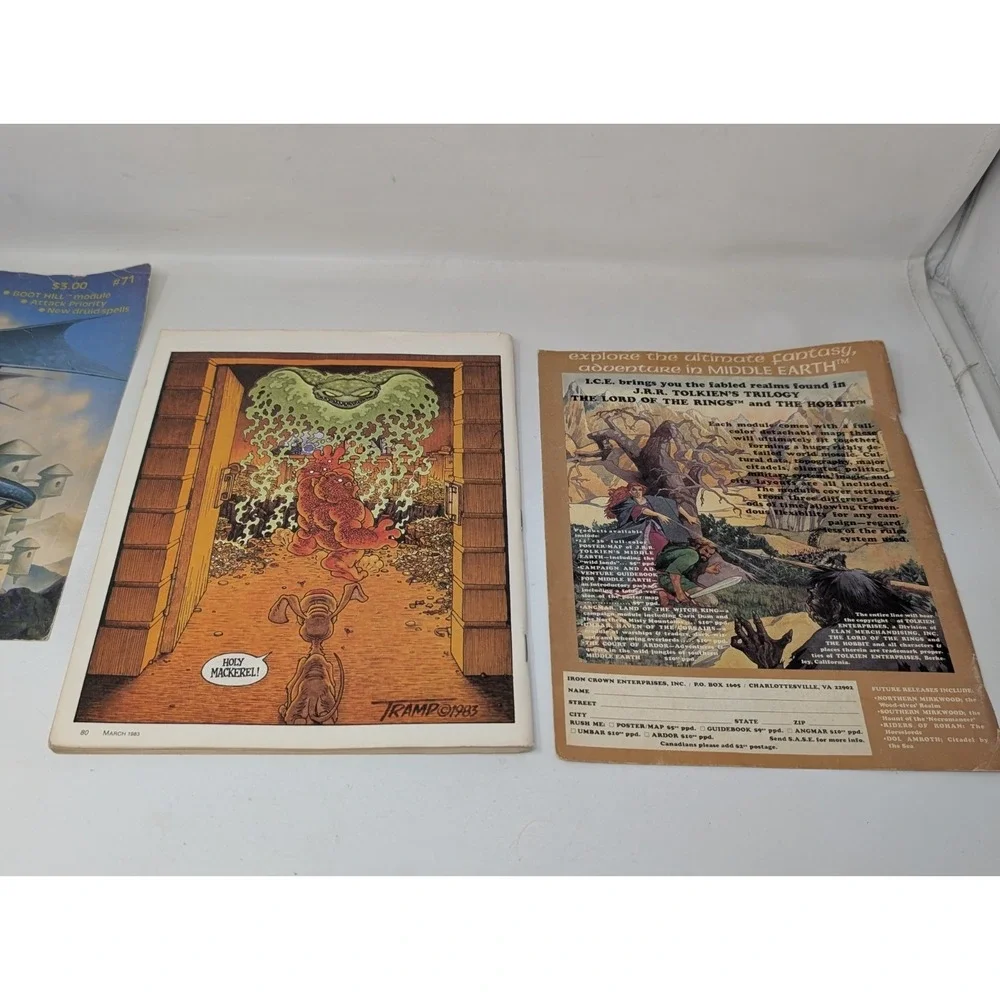The Dragon Magazine 71 Vol VII Issue 9 Dungeons‎ & Dragons March 1983 VTG READ